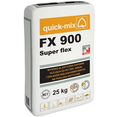 Wysokoelastyczna zaprawa cementowa FX 900 Super flex