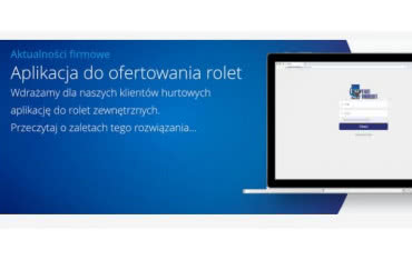 Aplikacja do ofertowania rolet od Fart Produkt 