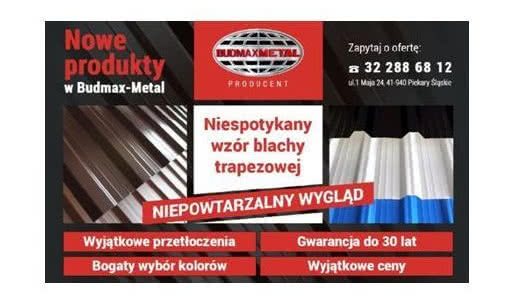 Nowe produkty w Budmax-Metal