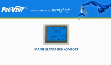 RC6 komfort - jak załączyć wietrzenie