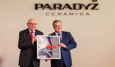 Wizyta Prezydenta RP w Ceramice Paradyż Sp. z o.o.