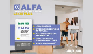 Tynk gipsowy Alfa Dolina Nidy – tynkowanie zimą i latem 